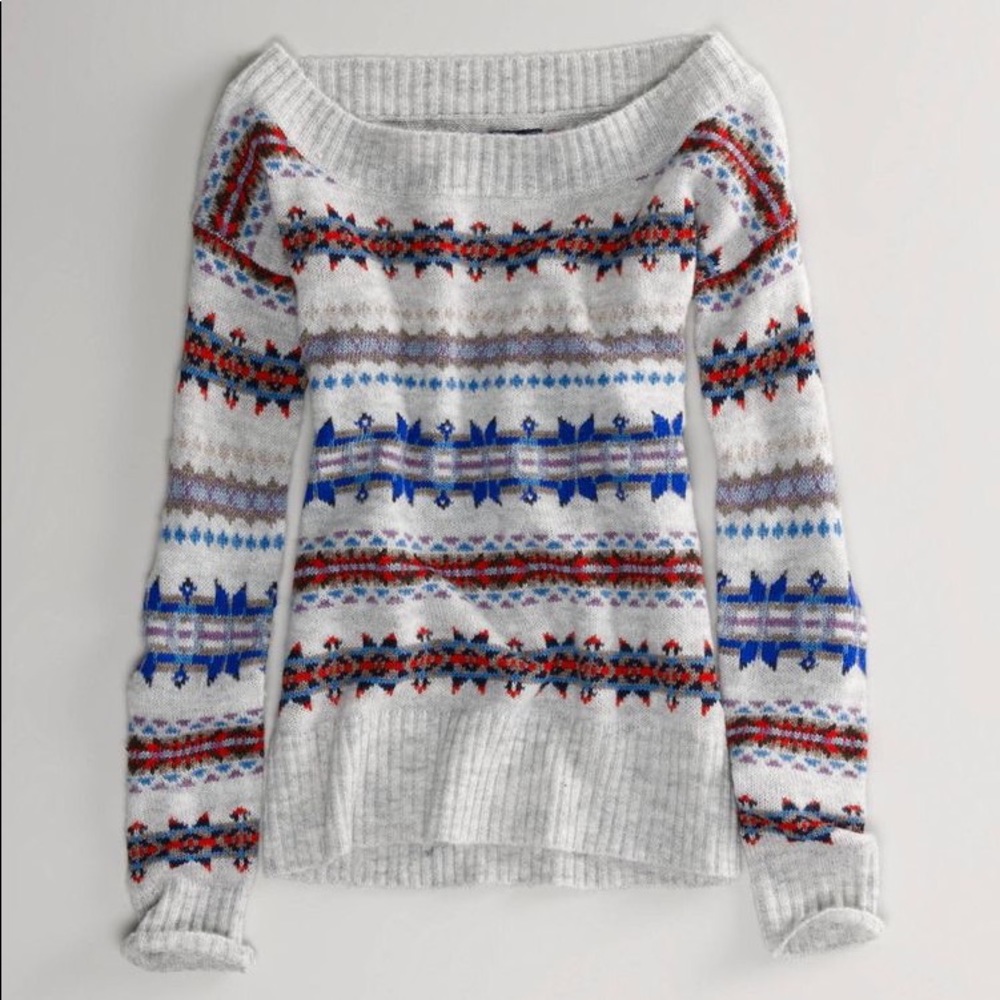 American Eagle Women’s Fair Isle Sweater | Size: S